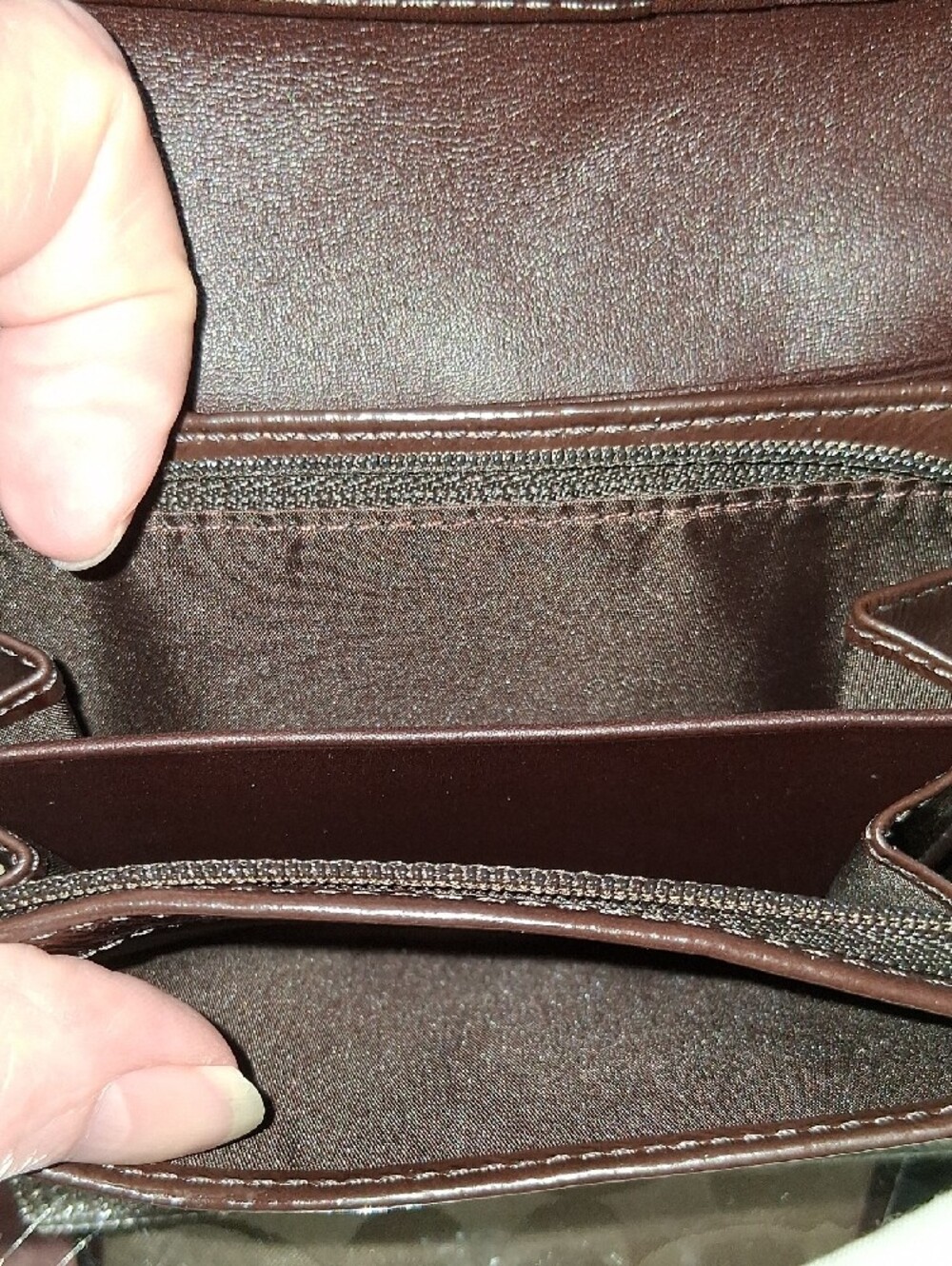 Coach Signature Soho VINTAGE Y2K Wallet in Brown and Tan NWT With Dust Bag - Picture 7 of 8